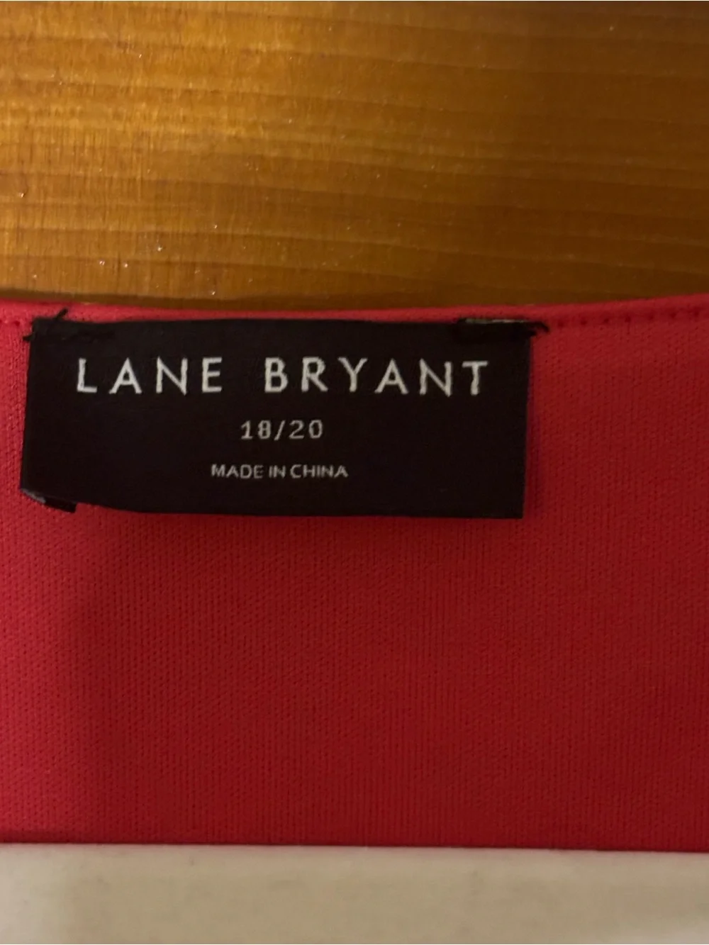 Lane Bryant Red Floral Smocked V-Neck Midi Dress